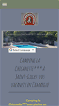 Mobile Screenshot of campinglachicanette.fr